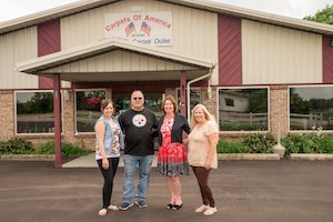 The team from Wilmington Carpets in the Wilmington, OH area